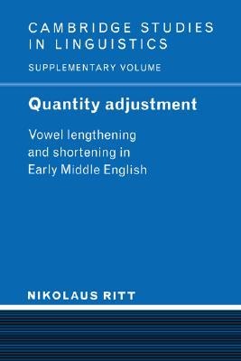【预售】Quantity Adjustment: Vowel Lengthening and