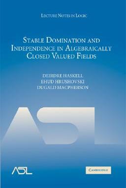 【预售】Stable Domination and Independence in Algebraically