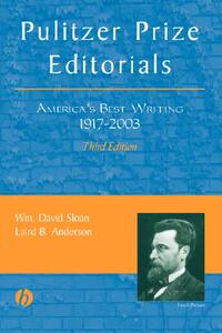 【预售】Pulitzer Prize Editorials