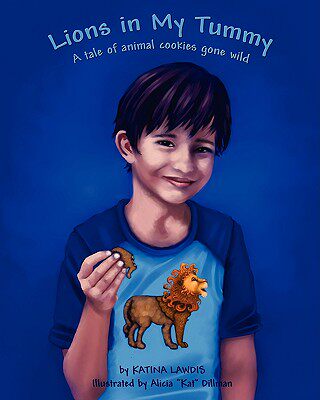 【预售】Lions in My Tummy ~ a Tale of Animal Cookies Gone