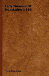 【预售】Early Theories of Translation (1920)