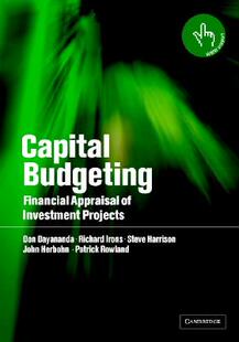 Budgeting Capital Financial Appraisal Investment 预售