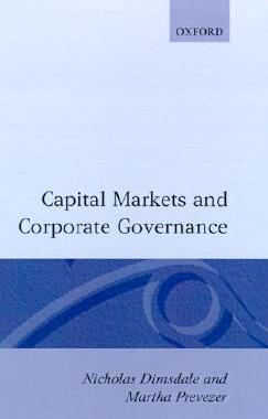 【预售】Capital Markets and Corporate Governance