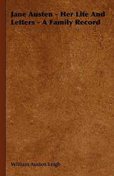 【预售】Jane Austen - Her Life and Letters - A Family Record