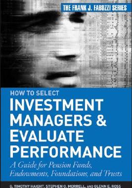 【预售】How To Select Investment Managers & Evaluate