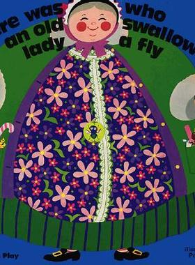 现货 There Was an Old Lady Who Swallowed a Fly