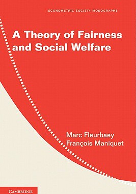 【预售】A Theory of Fairness and Social Welfare