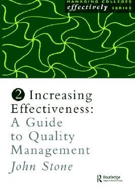 【预售】Increasing Effectiveness: A Guide to Quality