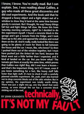 【预售】Technically, It's Not My Fault: Concrete Poems