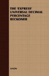 【预售】The 'Express' Universal Decimal Percentage Reckoner