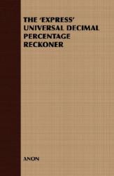 【预售】The 'Express' Universal Decimal Percentage Reckoner