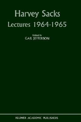 【预售】Harvey Sacks- Lectures 1964-1965-封面