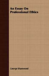 【预售】An Essay on Professional Ethics