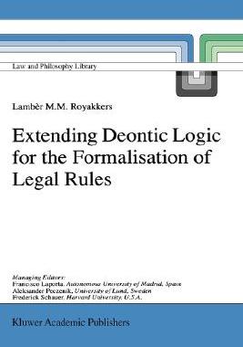 【预售】Extending Deontic Logic for the Formalisation of