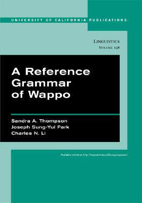 【预订】A Reference Grammar of Wappo: