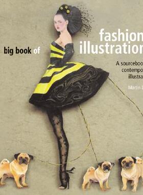 【预售】Big Book of Fashion Illustration: A Sourcebook of