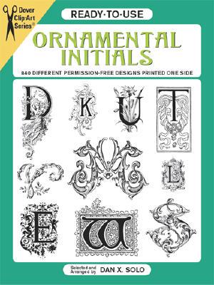 【预订】Ready-To-Use Ornamental Initials: 840 Different
