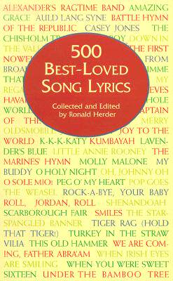 【预售】500 Best-Loved Song Lyrics