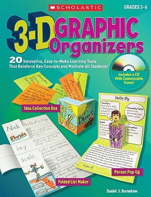 【预售】3-D Graphic Organizers: 20 Innovative, Easy-To-Make
