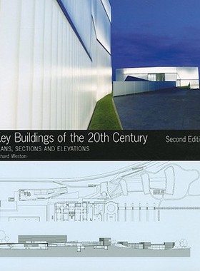 【预订】Key Buildings of the 20th Century: Plans, Sections