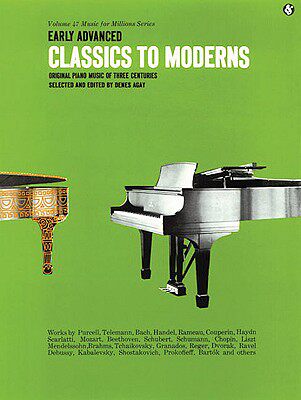 【预售】Early Advanced Classics to Moderns: Music for
