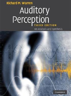 【预售】Auditory Perception: An Analysis and Synthesis
