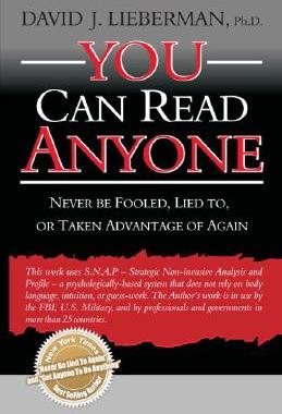 【预售】You Can Read Anyone: Never Be Fooled, Lied To, or