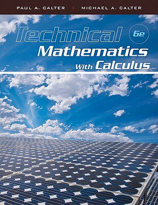【预售】Technical Mathematics With Calculus Sixth Edition