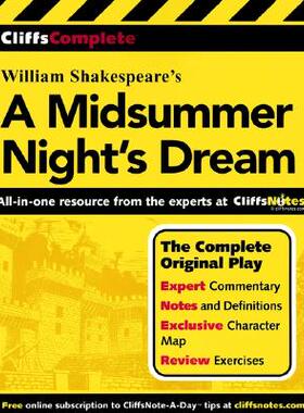【预售】Cliffscomplete A Midsummer Night'S Dream