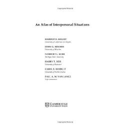 【预售】An Atlas of Interpersonal Situations