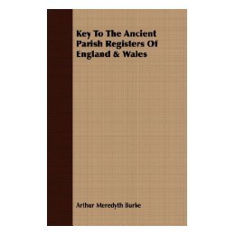 【预售】Key to the Ancient Parish Registers of England