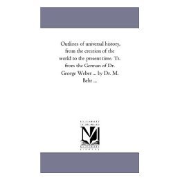 【预售】Outlines of Universal History, from the Creation of