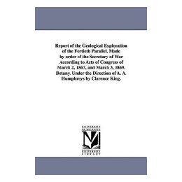 【预售】Report of the Geological Exploration of the Fortieth
