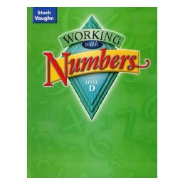 【预售】Steck-Vaughn Working with Numbers: Student Edition