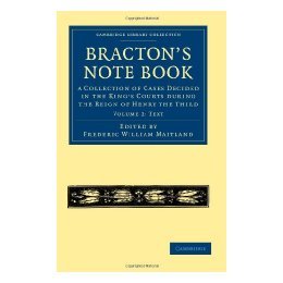 【预售】Bracton's Note Book: Text, Volume 2: A Collection of
