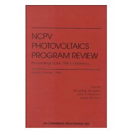 【预售】Ncpv Photovoltaics Program Review: Proceeding of the