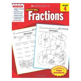 【预售】Scholastic Success with Fractions, Grade 4