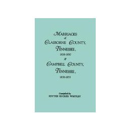 1850 Marriages Tennessee 1838 County 预售 Claiborne