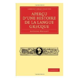 【预售】Aper U D'Une Histoire de La Langue Grecque
