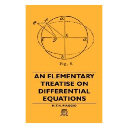 【预售】An Elementary Treatise on Differential Equations