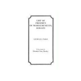 【预售】List of Freemen of Massachusetts, 1630-1691
