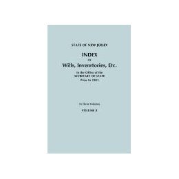【预售】State of New Jersey: Index of Wills, Inventories