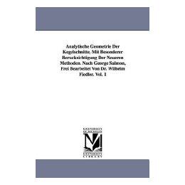 【预售】Analytische Geometrie Der Kegelschnitte, Mit