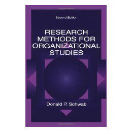 【预售】Research Methods for Organizational Studies