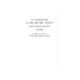 【预售】A Calendar of Delaware Wills