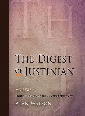 【预售】The Digest of Justinian, Volume 3
