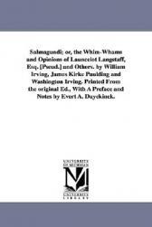 【预售】Salmagundi; Or, the Whim-Whams and Opinions of