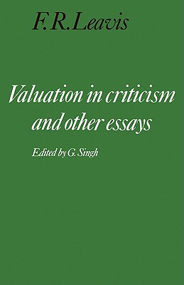 【预售】F. R. Leavis: 'Valuation in Criticism' and Other