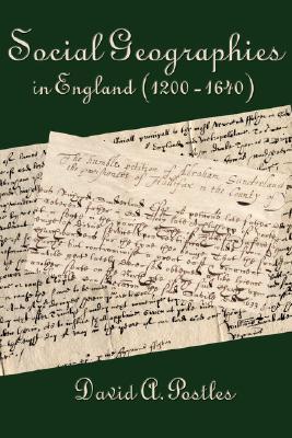 【预售】Social Geographies in England (1200-1640)