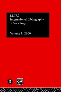 【预售】Ibss: Sociology: 2000 Vol.50